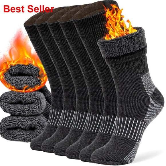 Other - Merino Wool Thermal Socks for Men & Women, Winter Warm Cozy Hiking